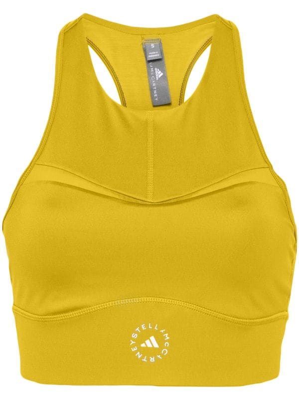 ADIDAS BY STELLA MCCARTNEY Logo-print stretch sports bra