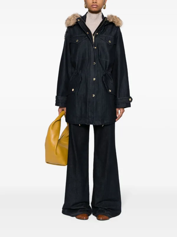 Michael michael kors hot sale hooded raincoat