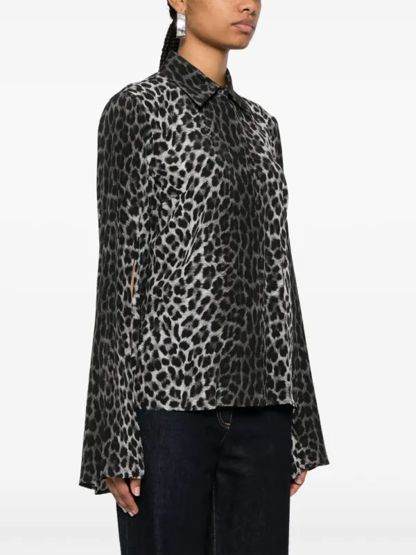 Michael kors leopard clearance print shirt