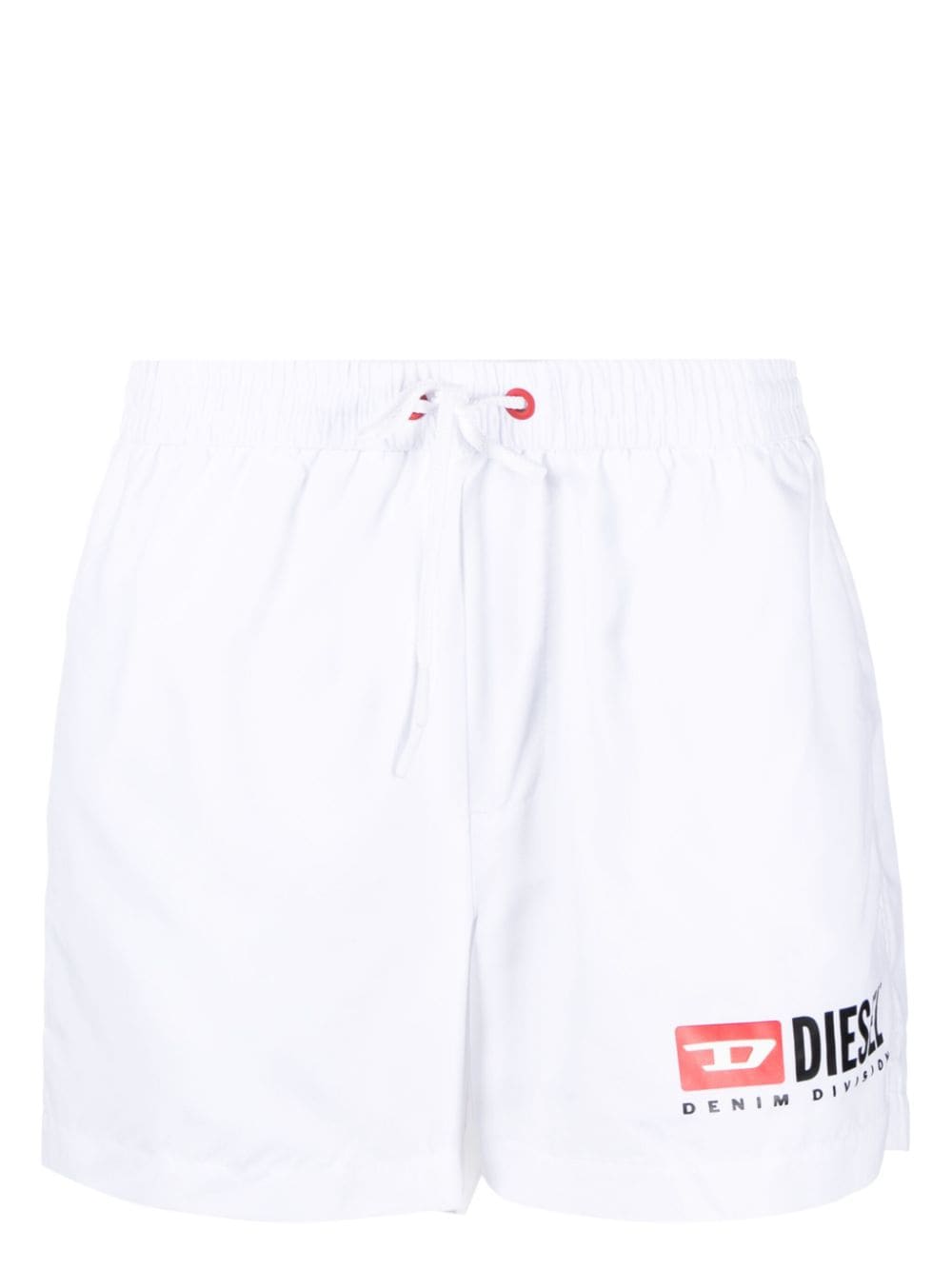 Diesel Bmbx-ken-37 Swim Shorts In White