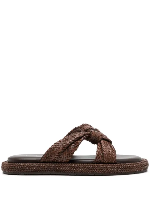 Casadei Dama Lido faux-leather sandals