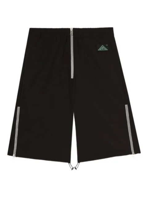 OAMC zip-fastening side-stripe shorts