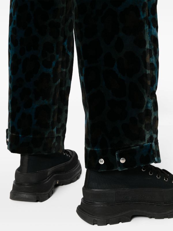 OAMC Combine leopard-print Cargo Trousers - Farfetch