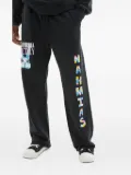 Nahmias graphic-print logo sweatpants - Black