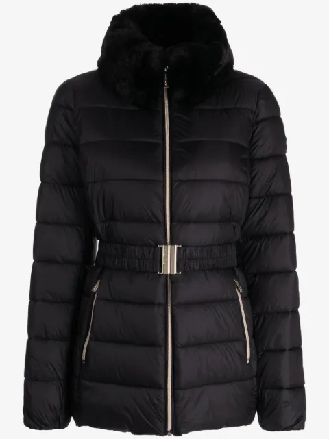 Michael Michael Kors faux-fur collar quilted jacket