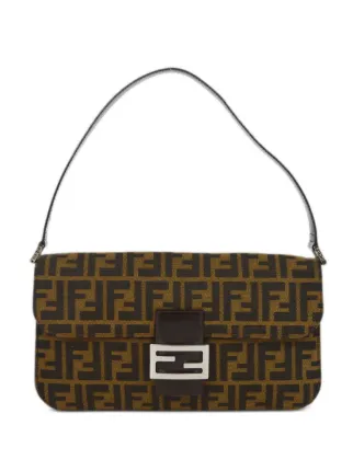 Fendi Pre-Owned 1990-2000s Zucca Monogram Shoulder Bag