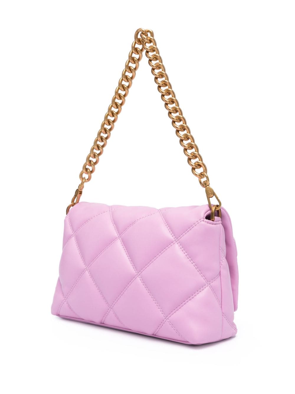 Shop Liu •jo Logo-plaque Crossbody Bag In Pink