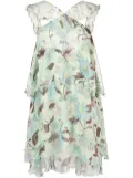 Stella McCartney Lady Garden silk minidress - Green