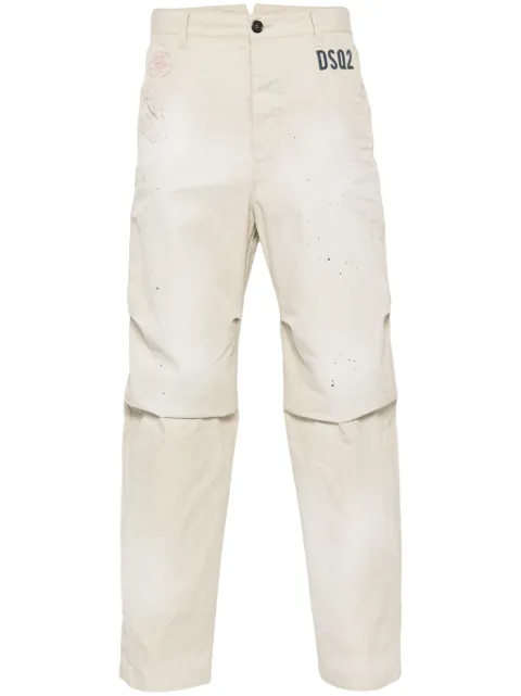 DSQUARED2 Calça reta D2 Stamps Osaka