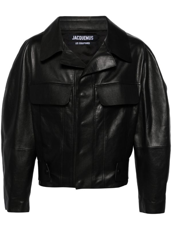 Jacquemus Le Blouson Pilota Cuir Jacket - Farfetch