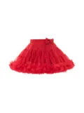 Mimi Tutu bow-detail tutu skirt - Red
