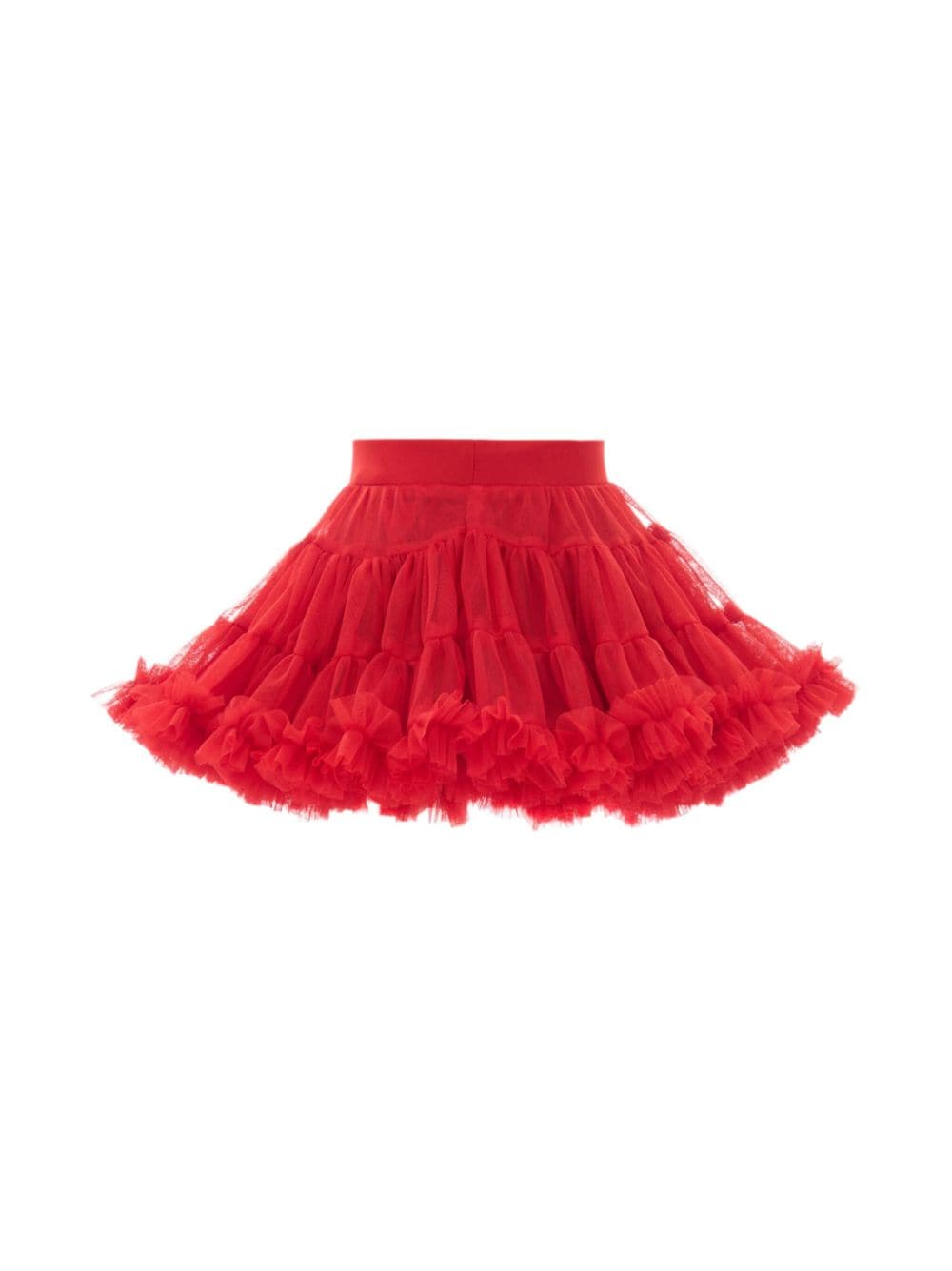 Shop Mimi Tutu Bow-detail Tutu Skirt In 红色