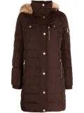 Michael Michael Kors hooded puffer coat - Brown