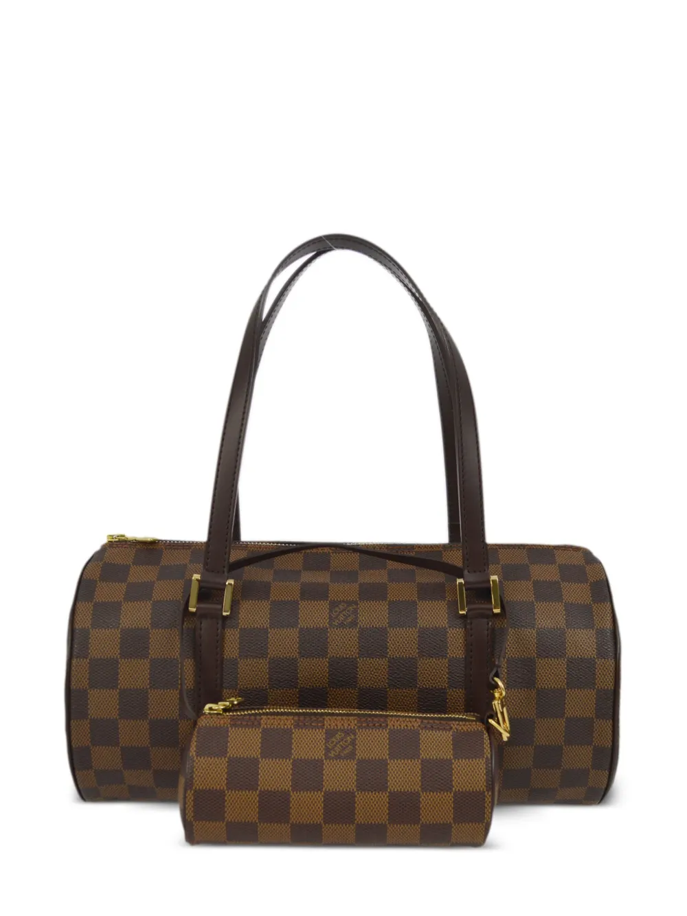 Pre-owned Louis Vuitton 2005  Papillon 30 Shoulder Bag In Brown
