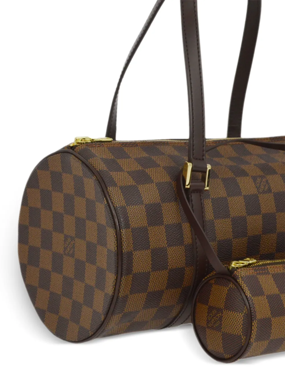 Pre-owned Louis Vuitton 2005 Papillon 30 Shoulder Bag In Brown