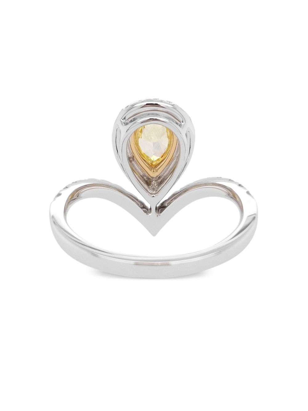 HYT Jewelry 18kt witgouden ring - Geel