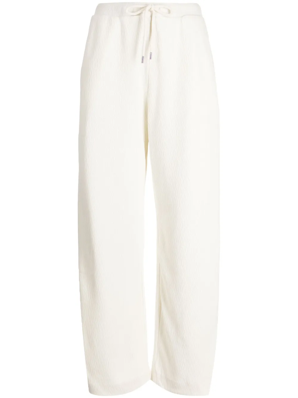 Tout A Coup Wide-leg Track Pants In Nude