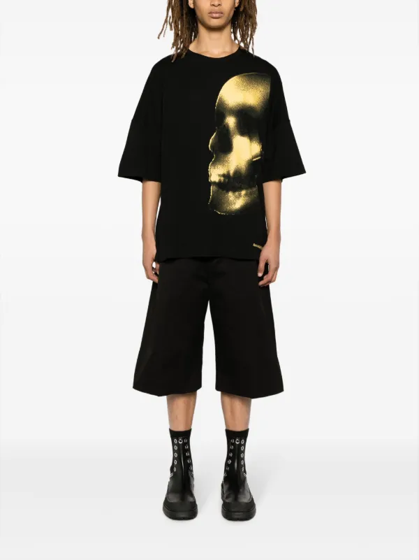 Alexander McQueen Skull-print Cotton T-shirt | Black | FARFETCH
