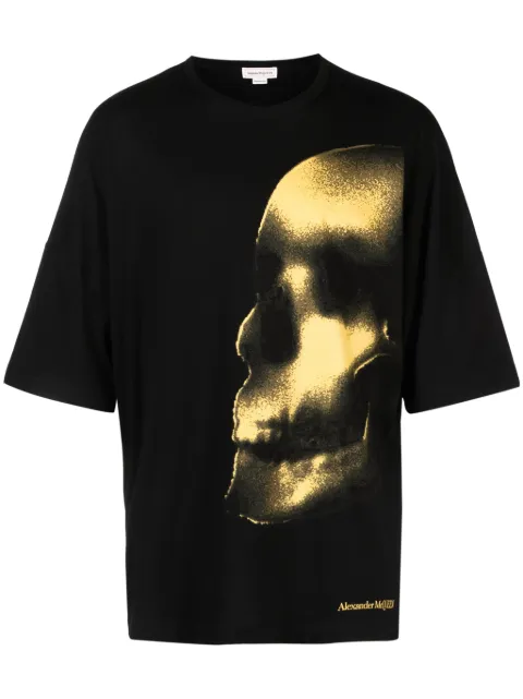 Alexander McQueen Skull-print cotton T-shirt