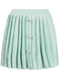 Self-Portrait sequin-embellished miniskirt - Blue