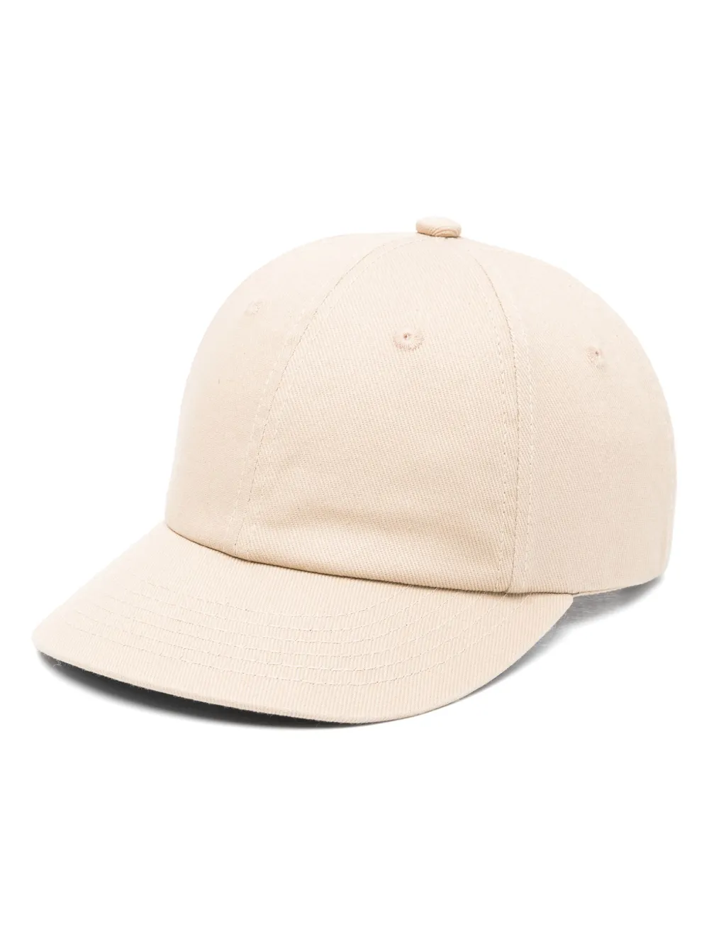 logo-embroidered twill cap