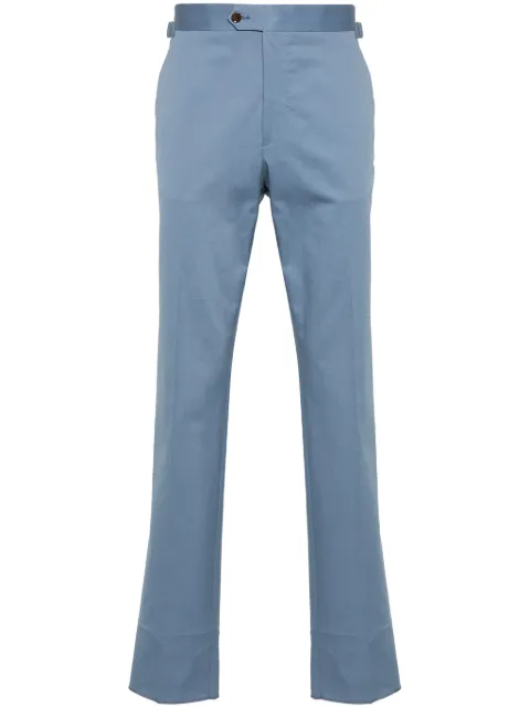 FURSAC gabardine pressed-crease chinos