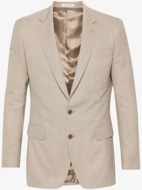 FURSAC blazer con efecto melange