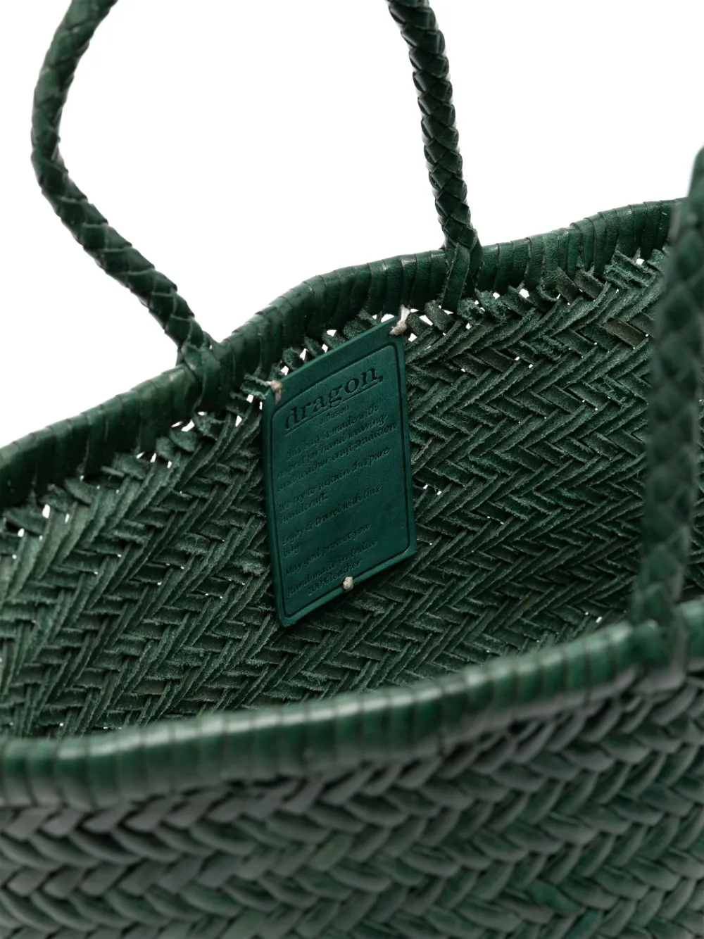 DRAGON DIFFUSION Triple Jump kleine geweven shopper Groen