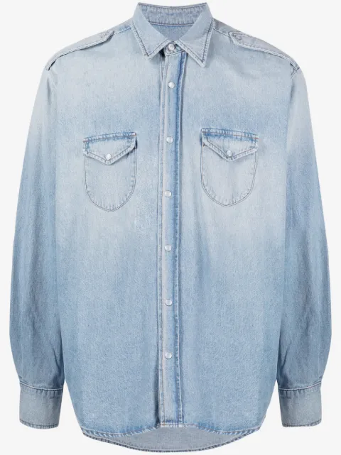 Bally chemise en jean à manches longues