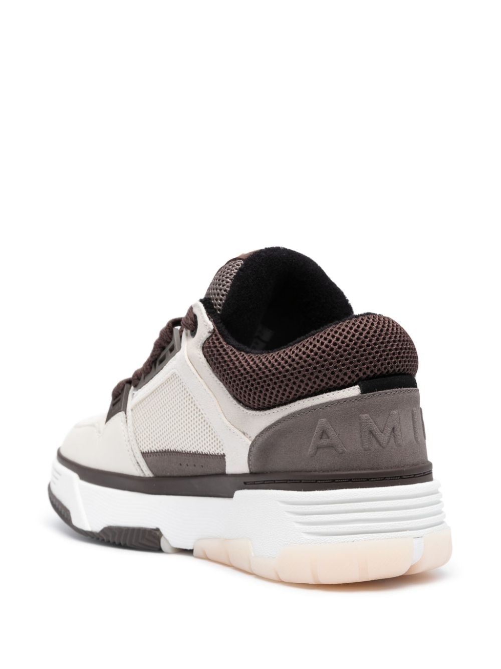 Shop Amiri Ma-1 Panelled Sneakers In Nude
