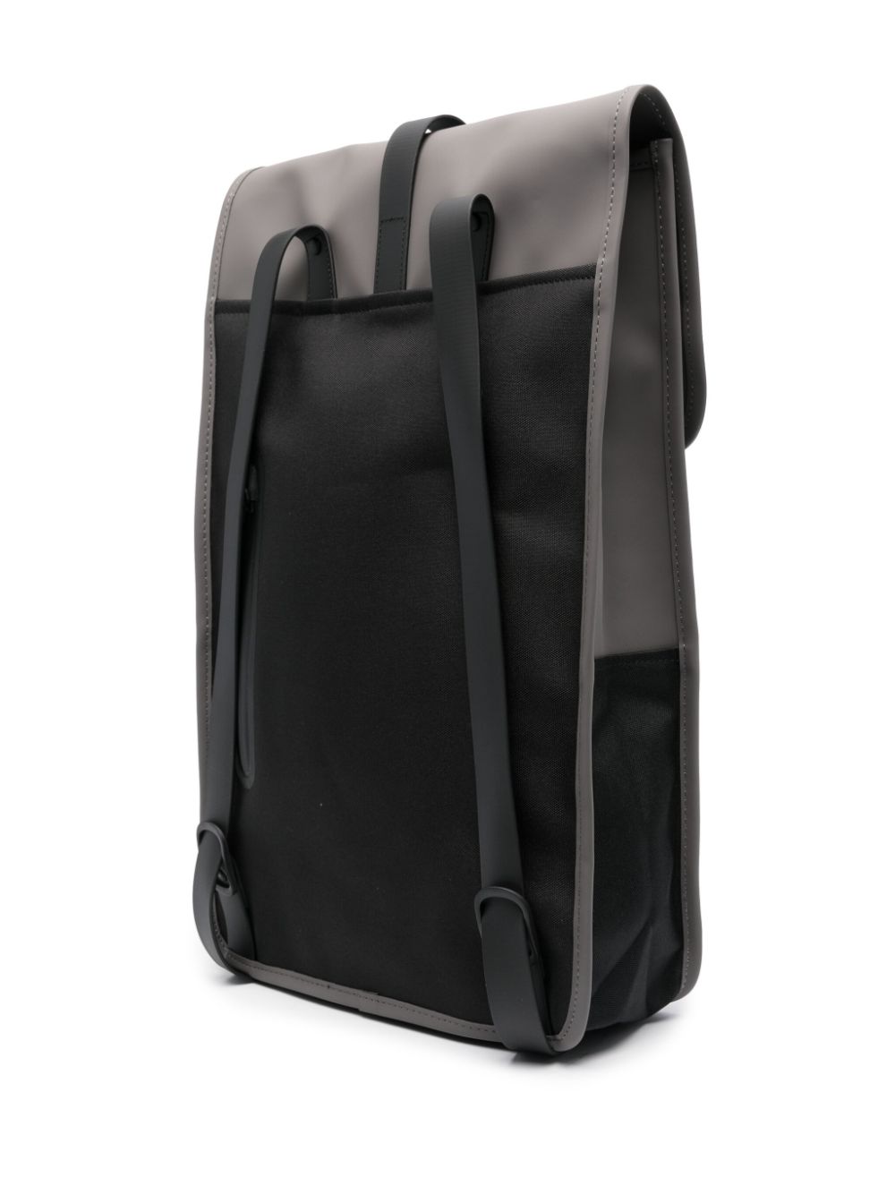 Shop Rains Rectangle-shape Magnetic-fastening Backpack In Grey