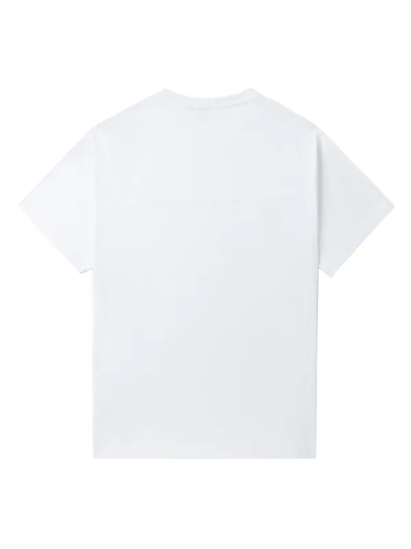 Random Identities logo-print Cotton T-shirt | White | FARFETCH