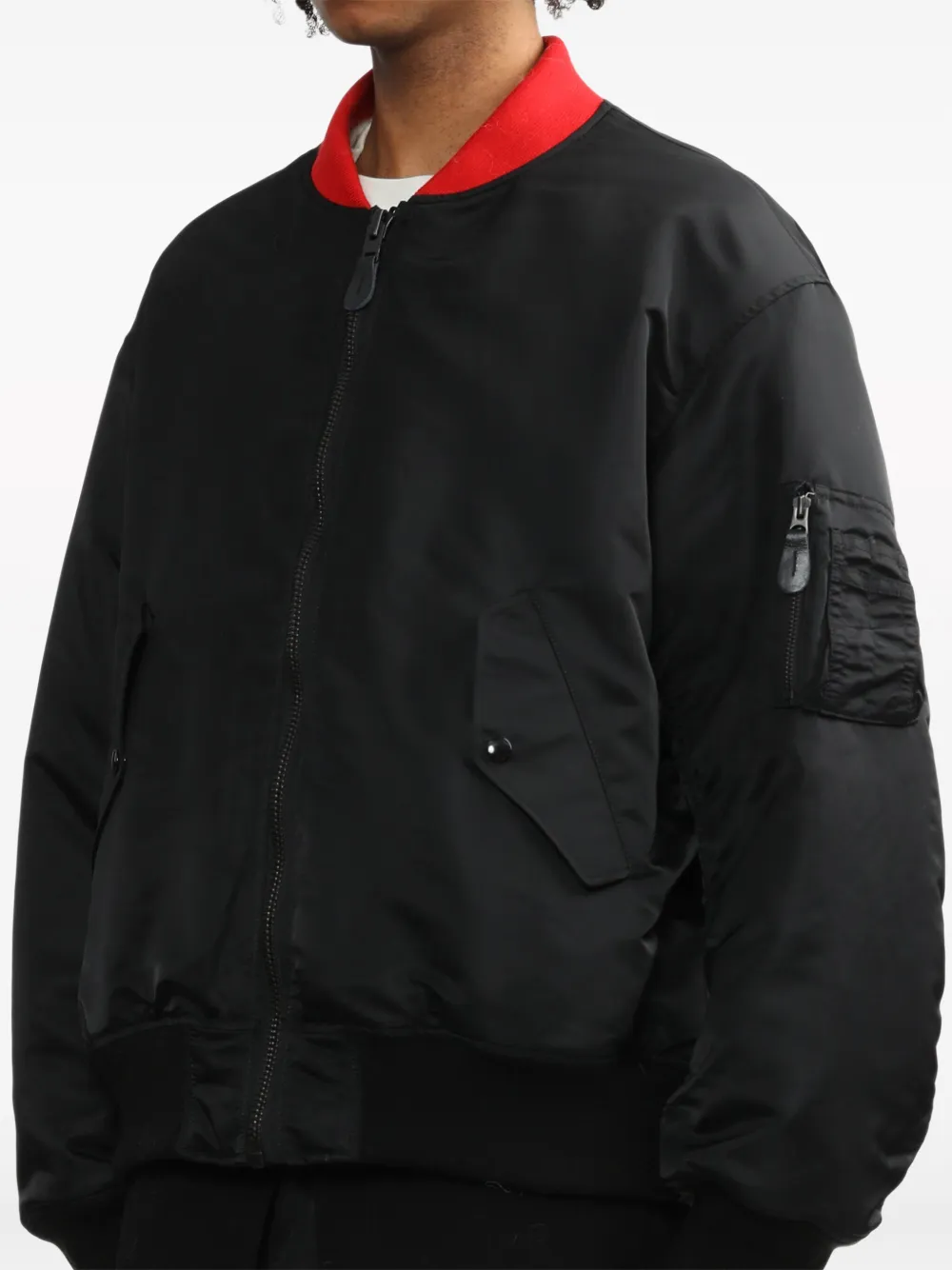 Undercover Omkeerbaar bomberjack Zwart