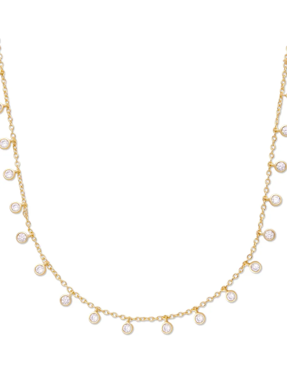 Kenneth Jay Lane crystal-embellished chain necklace - Goud