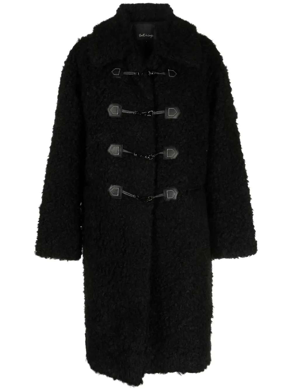 Tout a Coup hook-fastening Shearling Coat - Farfetch