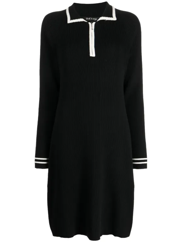 slim fit dress slacks Paillettes Bicolor Stripes Dress main image 0