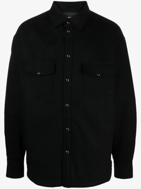 Purple Brand padded twill shirt jacket