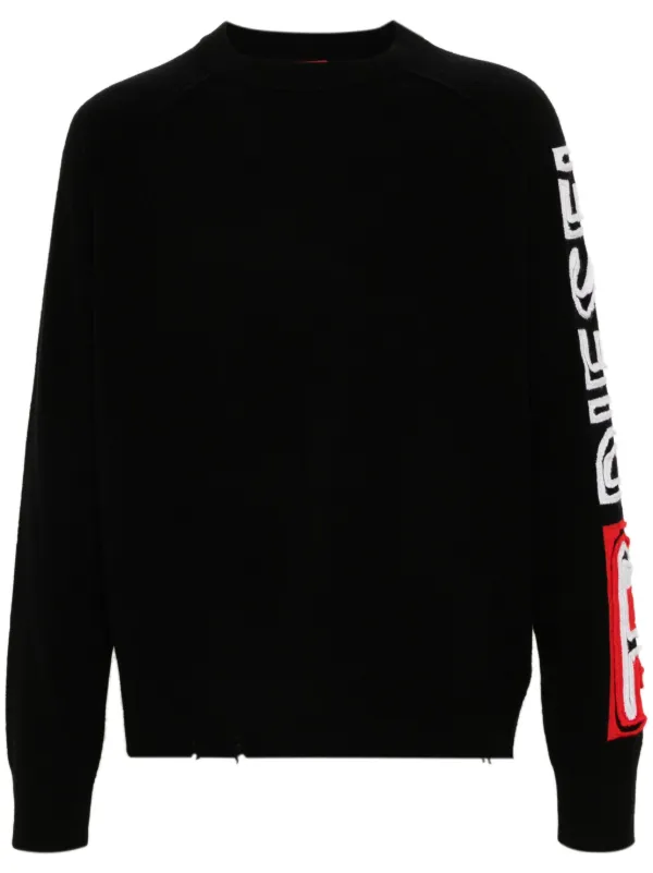 Diesel black jumper best sale