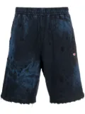 Diesel P-Crown-N2 cotton track shorts - Blue