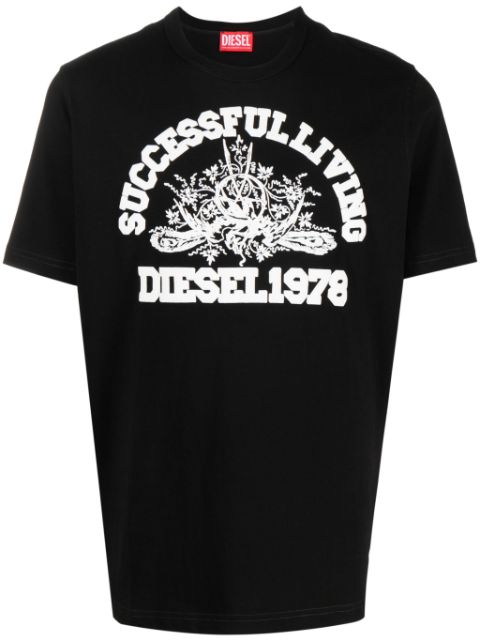 Diesel T-Justil-N1 T-Shirt mit Logo-Print