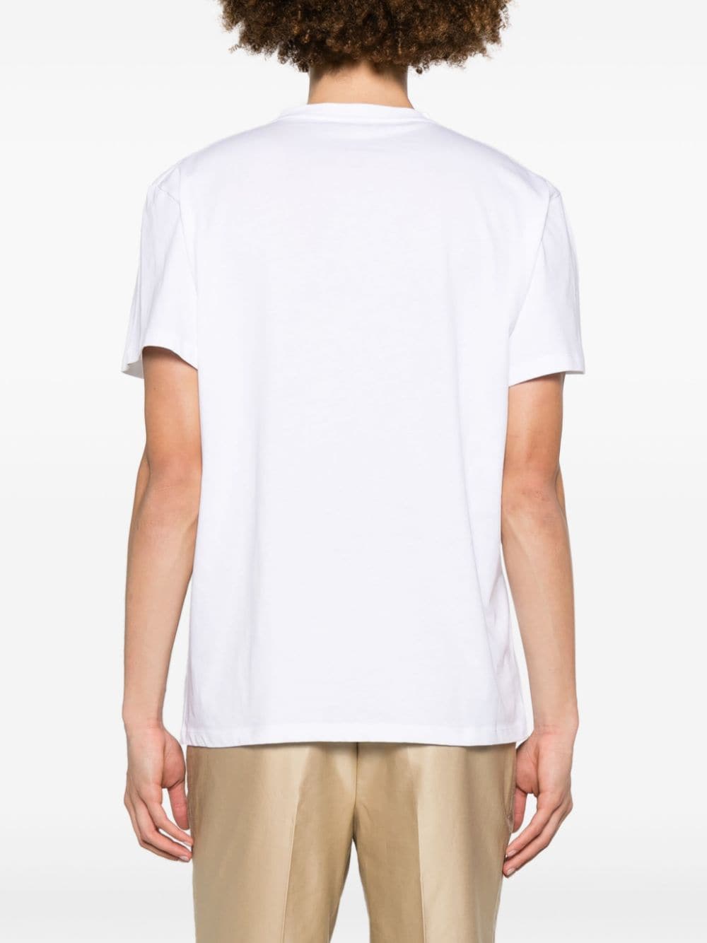 Alexander McQueen Katoenen T-shirt met doodskopprint Wit