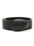 Diesel B-1dr-Pod 40 leather belt - Black