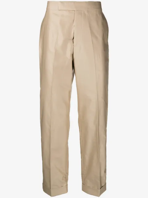 Alexander McQueen mid-rise straight-leg trousers 