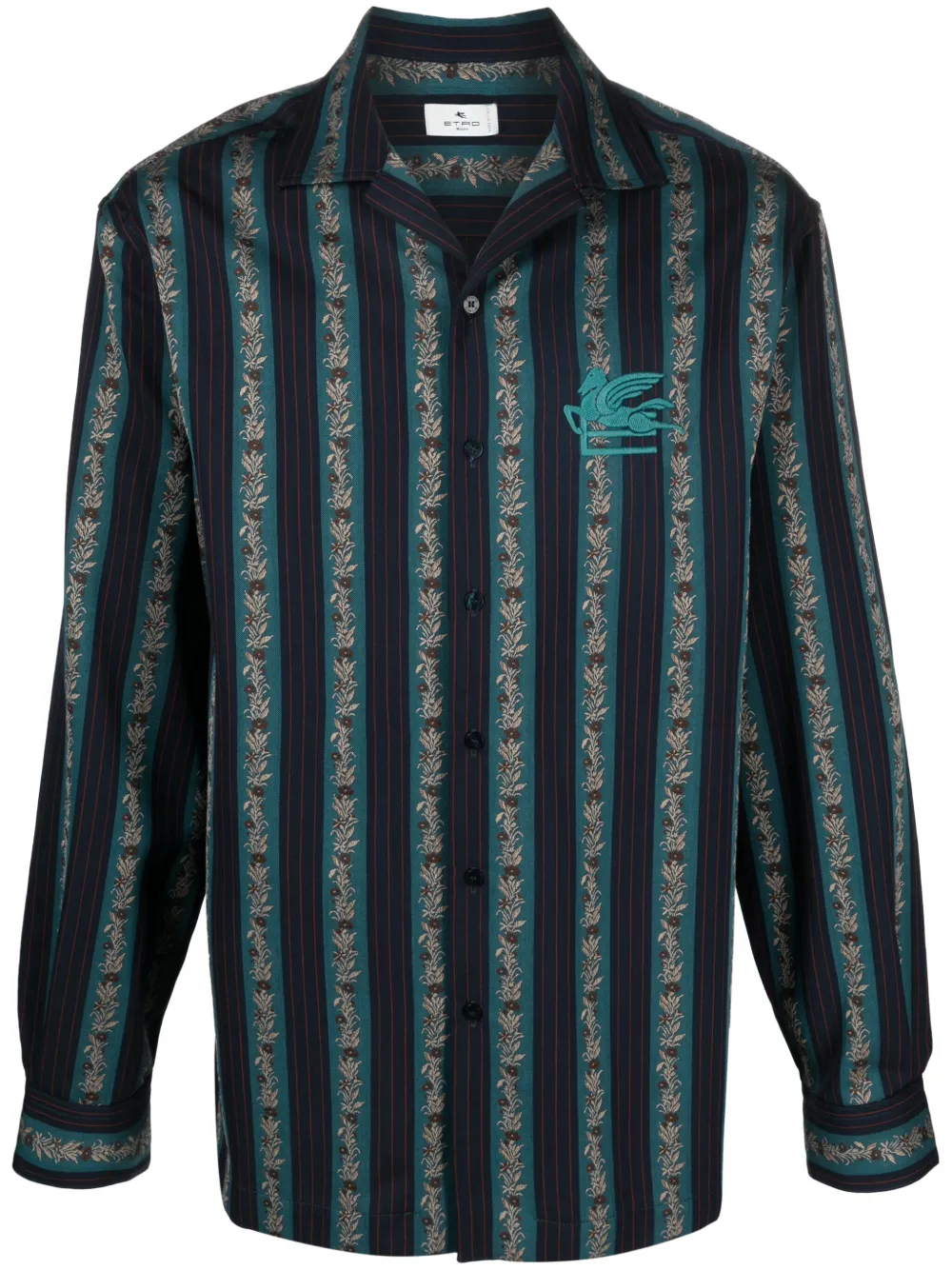 ETRO Katoenen poloshirt Blauw