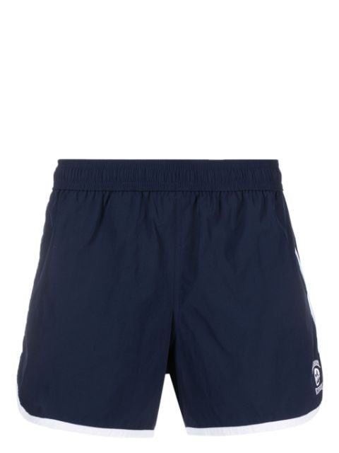 logo-embroidery swim shorts