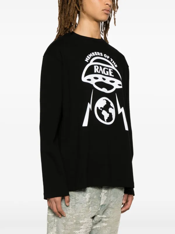 【関税込み】Members of the Rage スウェットシャツ MEMBERS OF THE RAGE illustration-print Cotton Sweatshirt