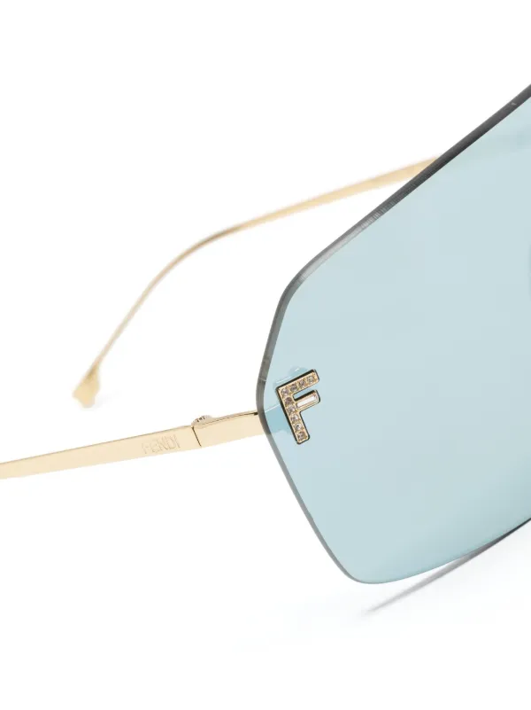 Fendi Eyewear oversize frame Sunglasses Farfetch