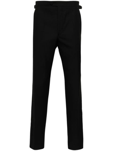 FURSAC wool-faille tuxedo trousers