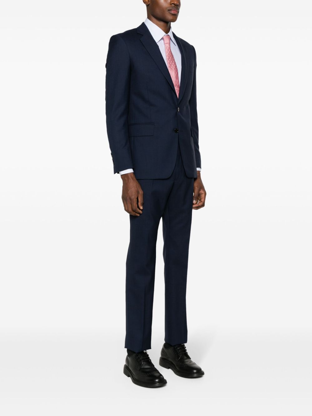 Shop Fursac Single-breasted Suit In Blue