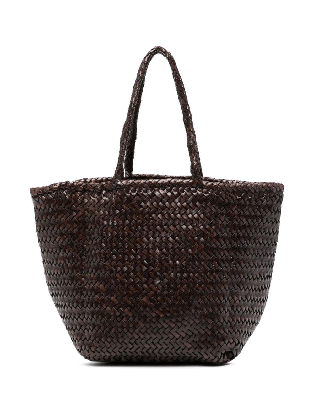 Dragon Diffusion Small Grace Basket Tote Bag In Brown